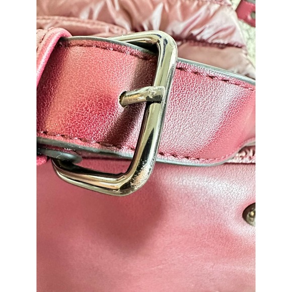 SOL And SELENE Wine Burgundy Nylon Quilted Endurance Tote - Picture 2 of 10